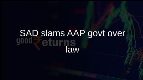 SAD slams AAP govt over law & order situation in Punjab