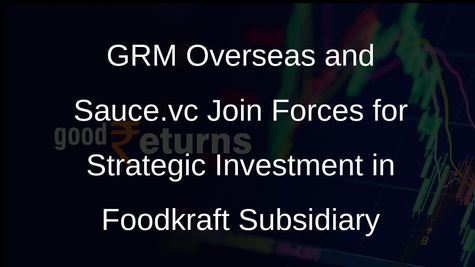 GRM Overseas Sells Stake in Subsidiary to Sauce.vc for Strategic Investment