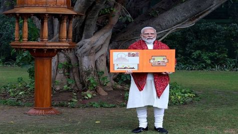 Ram Mandir Postage Stamps Unveiled: PM Modi Releases Postage Stamps Depicting Hanumanji, Jatayu, Shabri