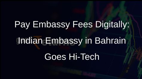 Indian Embassy in Bahrain Introduces Digital Fee Collection Kiosk