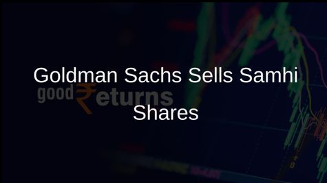 Goldman Sachs Offloads Samhi Hotels Shares for INR 343 Crore