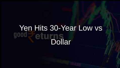 Japanese Yen Plummets to Three-Decade Low Against US Dollar