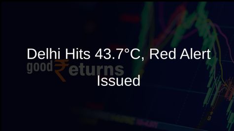 Delhi Sees Season's Hottest Day at 43.7°C; IMD Sounds Red Alert