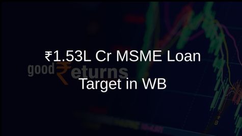 West Bengal Sets ₹1.53 Lakh Crore Bank Loan Target for MSMEs in FY'25