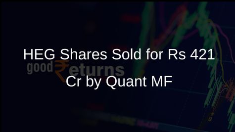 Quant Mutual Fund Divests HEG Shares Valued at Rs 421 Crore