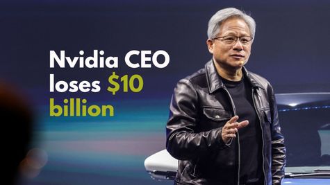 Nvidia CEO Jensen Huang Loses $10 Billion In His Biggest Wealth WipeoutAmid Antitrust Probe; Check