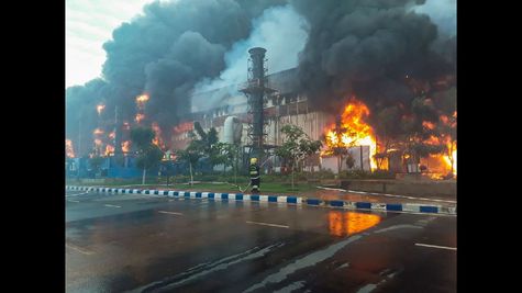Fire Breaks Out at Tata Electronics Factory in Krishnagiri, TN; No Injuries Reported