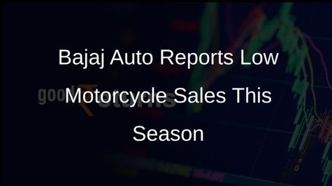 Motorcycle Industry Sales Fall Short of Expectations During Festive Season, Says Bajaj Auto