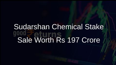 Sudarshan Chemical Industries Promoters Sell 3% Stake for Rs 197 Crore in Open Market Transactions