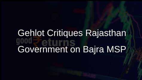 Ashok Gehlot Criticises Rajasthan Government for Failing to Purchase Bajra at Minimum Support Price