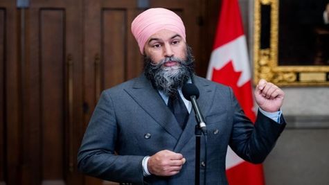 Canada's Jagmeet Singh Defends Nation Against Trump's Tariff Threats