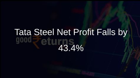 Tata Steel Experiences 43.4% Decline in Net Profit to Rs 295.49 Crore for October-December Quarter