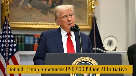 President Donald Trump Announces USD 500 Billion AI Initiative