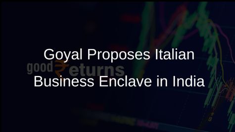 Piyush Goyal Proposes Development of Industrial Enclave for Italian Businesses in India