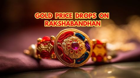 Gold Rate in India Today Falls Sharply on Raksha Bandhan; Check 24K, 22K, 18K Gold & Silver Prices On August 9