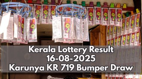 Kerala Lottery Result On 16-08-2025 For Karunya KR 719 Lucky Draw: Win Rs 1 Crore On Janmashtami; Winners List