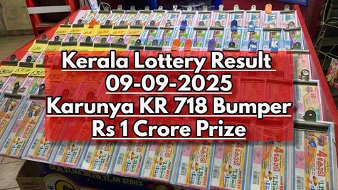 Kerala Lottery Result On 09-08-2025 For Karunya KR 718 Bumper Rs 1 Crore: Check Winners List & Steps To Claim