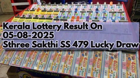 Kerala Lottery Result On 05-08-2025 For Sthree Sakthi SS 479 Lucky Draw: Who Wins Rs 1 Crore? Winners List