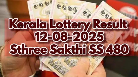 Kerala Lottery Result On 12-08-2025 For Sthree Sakthi SS 480 Lucky Draw: Who Wins Rs 1 Crore? Winners List 