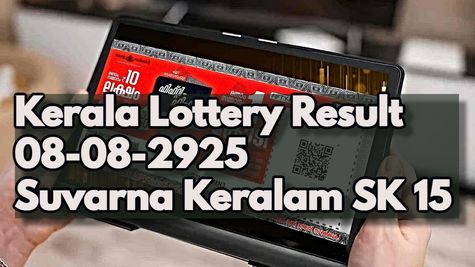 Kerala Lottery Result On 08-08-2025 For Suvarna Keralam SK 15 Lucky Draw OUT: 1ST Prize Rs 1 Cr; WINNERS LIST