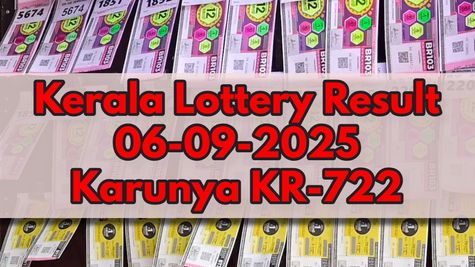 Kerala Lottery Result On 06-09-2025 For Karunya KR-722 Lucky Draw: Check Full List Of Winners, Agents