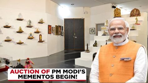PM Modi’s 75th Birthday: Online Auction of Over 1,300 Gifts To PM Begins at pmmementos.gov.in; Check Items
