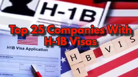 H1B Visa: Top 25 Companies Who Hiked Their H-1B Visas In 2025: One Indian Tech Has 2nd Most H1B Approvals