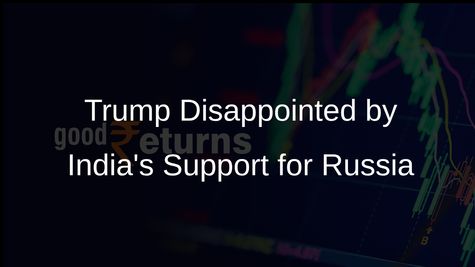 Trump's Trade Team Expresses Disappointment Over India's Funding of Russia's Ukraine War