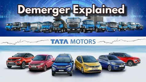1:1 Split Record Date On October 14: Why Tata Motors Share Is Below Rs 450 & Crashed 43%? Demerger Explained