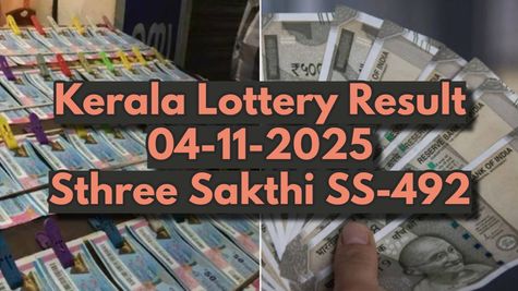 Kerala Lottery Result On 04-11-2025 For Sthree Sakthi SS 492 Lucky Draw OUT At 3PM: Winners List; How To Claim