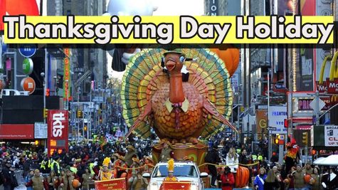 Thanksgiving Day Holiday: Why You Cannot Trade In DJIA, Nasdaq, S&P 500? What Is Open & Closed On November 27?