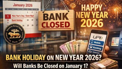 Are Banks Closed on January 1, 2026? What RBI's Holiday Calendar Says: Full List of Bank Holidays Inside