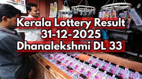 Kerala Lottery Result On New Year's Eve For Dhanalekshmi DL 33 Live At 3PM On 31-12-2025: Winners List Here