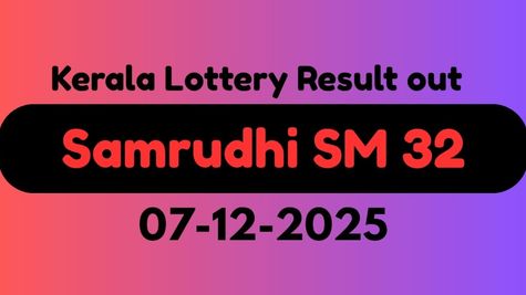 Kerala Lottery Result Today, DEC 7: Samrudhi SM 32 Lucky Draw Results OUT; Check Who Won Rs. 1 Cr