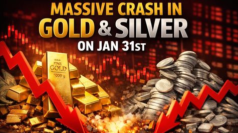 BIGGEST CRASH EVER In Gold Rate In India, Jan 31: Rs.1.8 Lac Wipeout in 48 Hrs; Silver Prices Collapse Sharply