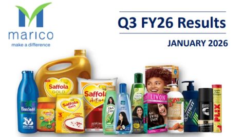 Marico Q3FY26 Results Announced: Net Profit Rises 12% to Rs 447 Crore, Revenue Jumps 27% YoY