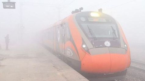 Dense Fog Disrupts Vande Bharat and Other Trains Across Key North India Routes, Causing Delays
