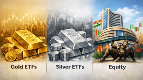 Gold ETFs vs Silver ETFs vs Stocks: Has Love For Precious Metals Become Nightmare For Sensex, Nifty?