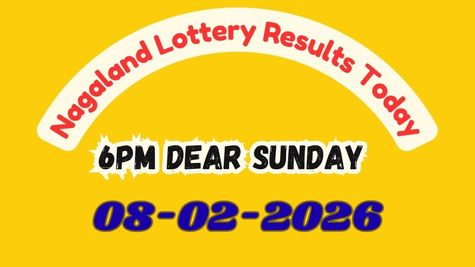 Nagaland Dear Sunday Lottery Result OUT: Check 8 Feb 6 PM 1st Prize Winner & Full List
