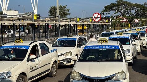 Bengaluru Airport Taxi Drivers Struggle With Slow Passenger Flow, LPG Price Rise