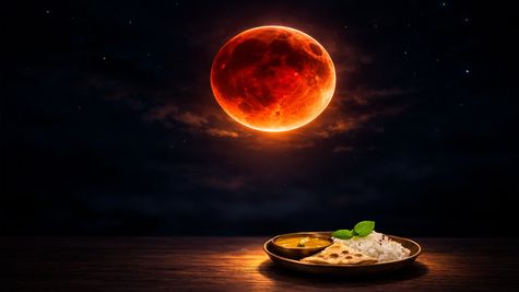 Chandra Grahan Today on Holi: Check Food Rules During Lunar Eclipse; Blood Moon Sparsh-Moksha Kaal on Purnima