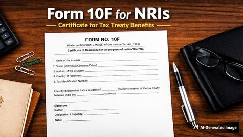 Form 10F for NRIs: Avoid 20% TDS on Indian Income, Check Benefits, Eligibility, Documents; How to Apply Online