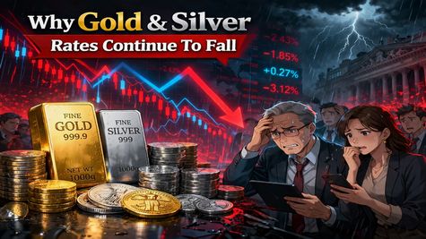 Gold Rate Flops By Rs 2,900, Silver Rate Crashes By Rs 11,600 Today: Why Are MCX Gold & Silver Price Falling?