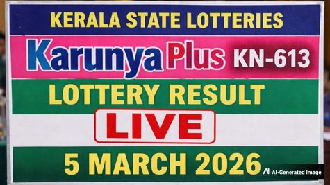 Kerala Lottery Result Today, 5 March 2026 LIVE: Karunya Plus KN-613 Lucky Draw Winners List For Rs 1 Crore