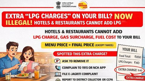 LPG Charges on Restaurant Bills? Govt Cracks Down on Hidden Fees, Calls Practice Illegal