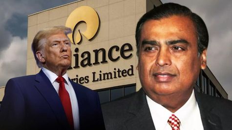 RIL Shares In Action as Trump Names Reliance in Historic $300 billion US Refinery Plan; Stock Up 27% From Lows