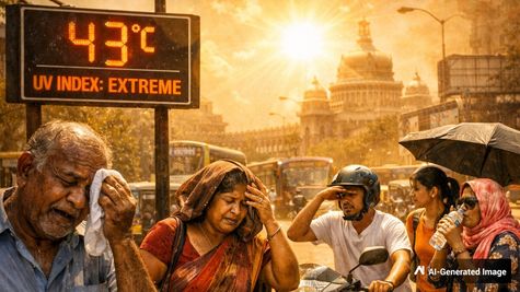 Bengaluru Weather: UV Radiation Hits ‘Extreme’, Risk Of Sunburn, Eye Damage; Karnataka Districts Cross 40°C