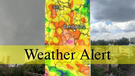 Bengaluru Weather Alert: IMD Warns of Afternoon Thunderstorms and Intense Rain Today