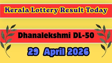 Kerala Lottery Result Today, 29 April: Dhanalekshmi DL-50 Results DECLARED;Check Jackpot Winner & Full Prize L
