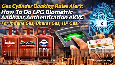 Gas Cylinder Booking Rules Alert: How To Do LPG Biometric Aadhaar Authentication eKYC For Indane, BP, HP Gas